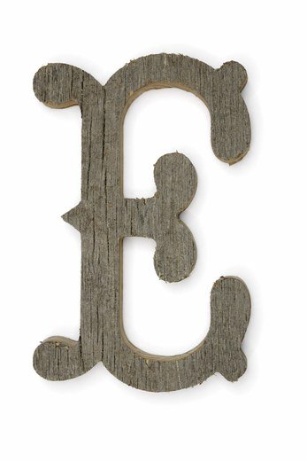 Wooden letter